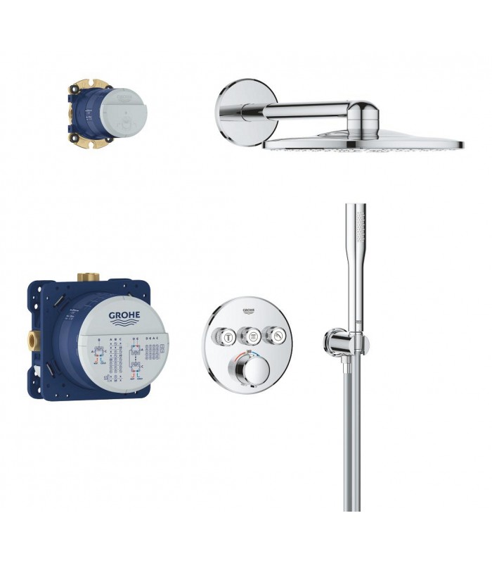 Compra online Grohe Precision SmartControl Conjunto de ducha mural Vitalio SmartActive 310 Cromo (34874000) en oferta al mejor precio