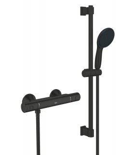 Termostato de chuveiro Grohe Precision Start 1/2" preto fosco (345972431)