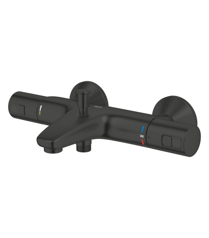 Compra online Termostato de banho e chuveiro Grohe Precision Start 1/2" preto fosco (345982430) en oferta al mejor precio