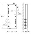 Ondus couro Thm digital. Grohe