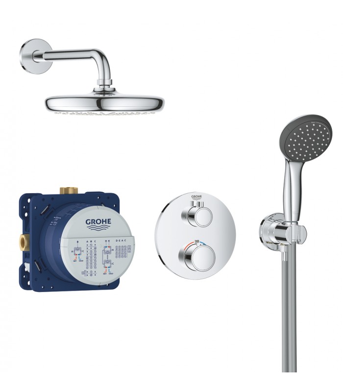 Compra online Conjunto de chuveiro Grohe Precision Trend Perfect com Vitalio Start 210 Chrome (34733002) en oferta al mejor precio