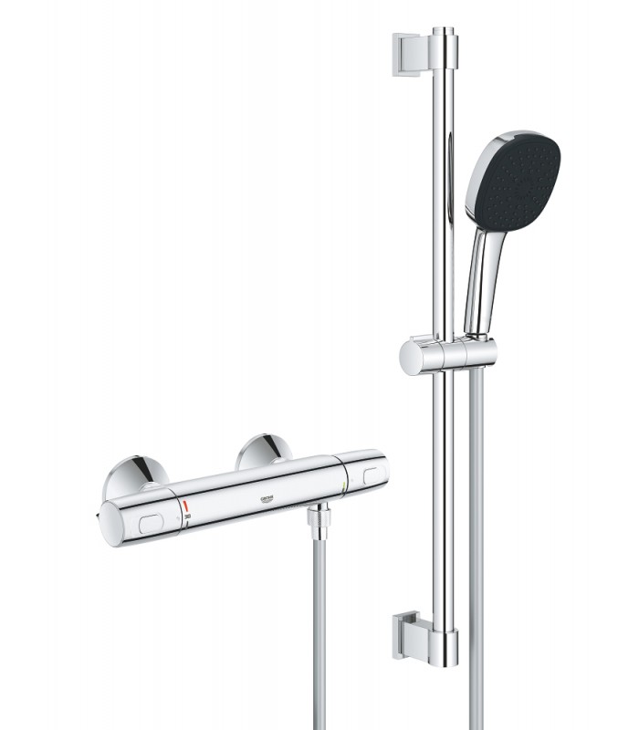 Compra online Misturador termostático de chuveiro Grohe Precision Trend 1/2" cromado (34237003) en oferta al mejor precio