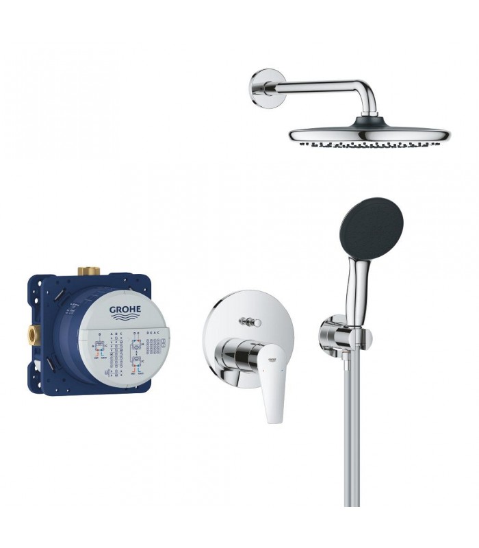 Compra online Conjunto de chuveiro de parede Grohe Start Edge Vitalio Start 250 Chrome (25293000) en oferta al mejor precio