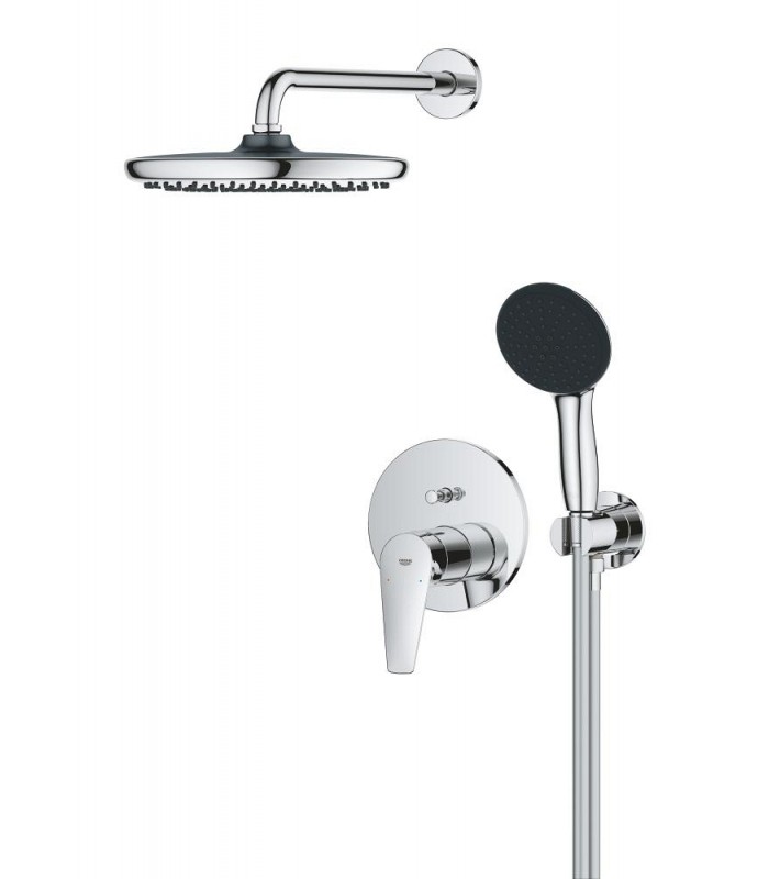 Compra online Conjunto de chuveiro de parede Grohe Start Edge Vitalio Start 250 Chrome (25293000) en oferta al mejor precio