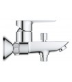 Misturador monocomando para banheira Grohe Start Edge 
e chuveiro 1/2" Cromado (23348001)