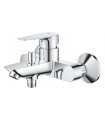 Misturador monocomando para banheira Grohe Start Edge 
e chuveiro 1/2" Cromado (23348001)