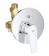 Misturador monocomando para banheira Grohe Start Flow 
e chuveiro 1/2" Cromado (29117000)