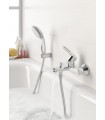 Misturador monocomando para banheira Grohe Start Loop 
e chuveiro 1/2" Cromado (23355000)