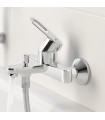 Misturador monocomando para banheira Grohe Start Loop 
e chuveiro 1/2" Cromado (23355000)