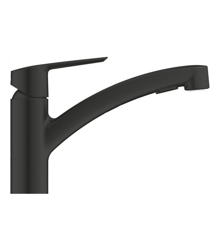 Compra online Grohe Start Monomando de fregadero 1/2" Negro mate (303072431) en oferta al mejor precio