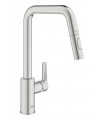 Misturadora monocomando para lava-loiça Grohe Start 1/2" Supersteel (30631DC0)