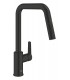 Misturadora monocomando para lava-loiça Grohe Start 1/2" Preto mate (306312430)