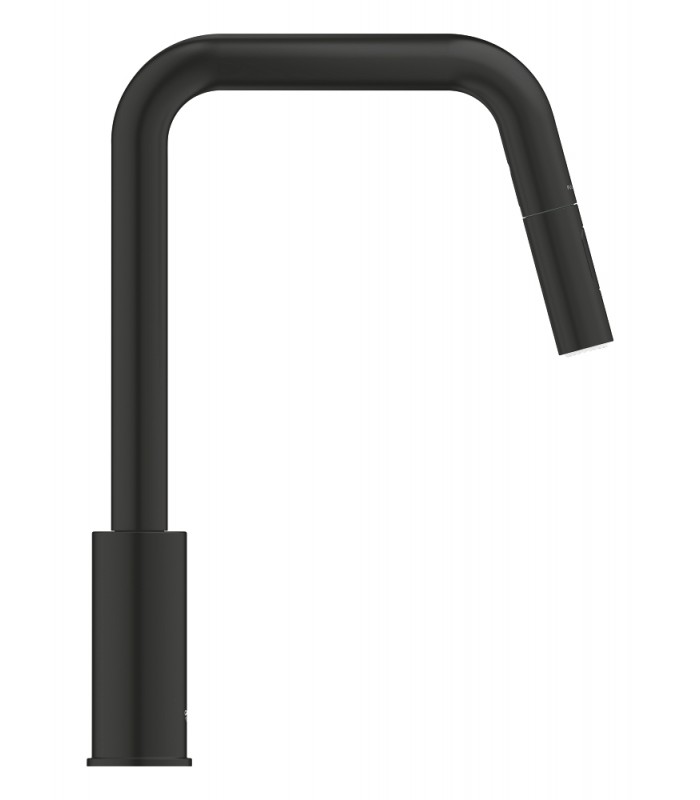 Compra online Grohe Start Monomando de fregadero 1/2" Negro mate (306312430) en oferta al mejor precio