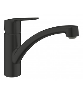 Misturadora monocomando para lava-loiça Grohe Start 1/2" Preto mate (324412432)