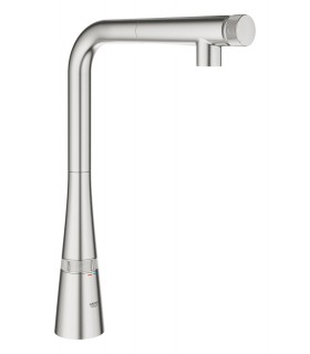 Grohe Zedra SmartControl Monomando de fregadero con SmartControl integrado Supersteel (31593DC2)