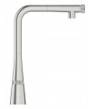 Grohe Zedra SmartControl Monomando de fregadero con SmartControl integrado Supersteel (31593DC2)