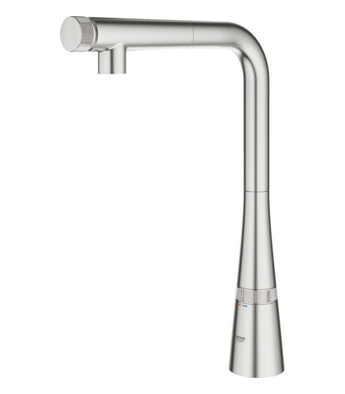 Compra online Grohe Zedra SmartControl Monomando de fregadero con SmartControl integrado Supersteel (31593DC2) en oferta al mejor precio