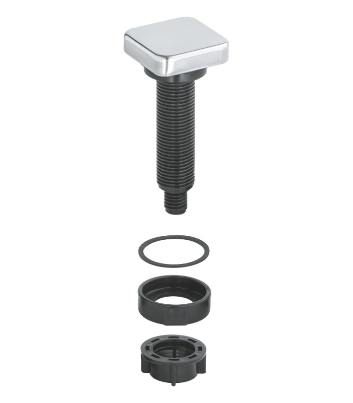 Compra online Grohe Empuñadura cuadrada automática acero inoxidable acero inox (42586SD0) en oferta al mejor precio