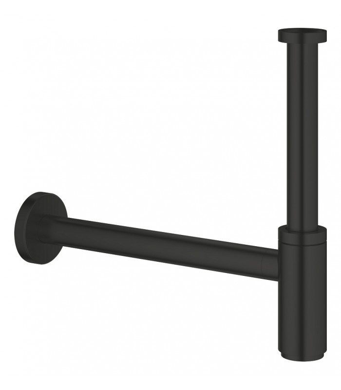 Compra online Grohe Sifão para lavatório 1 1/4" Preto mate (295032430) en oferta al mejor precio
