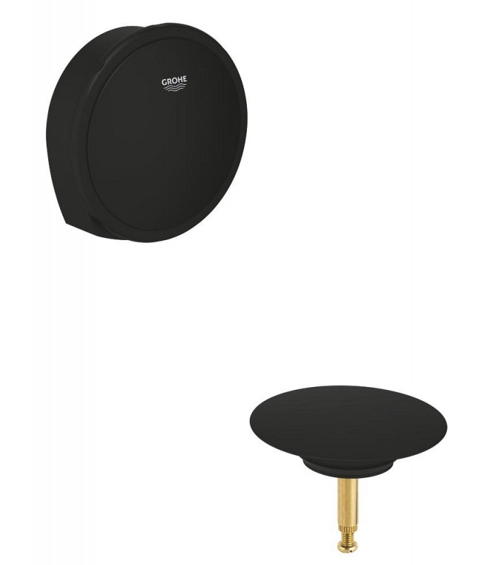 Compra online Grohe Talentofill Válvula pop-up com bica integrada Phantom preto / preto mate (19952KF0) en oferta al mejor precio