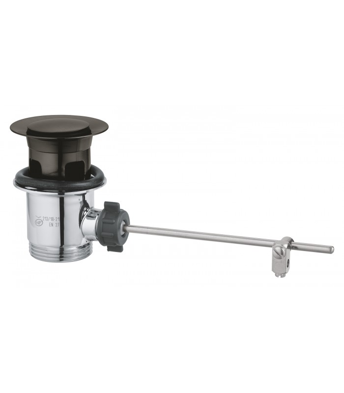 Compra online Conjunto de resíduos pop-up Grohe 1 1/4" grafite duro escovado (28910AL0) en oferta al mejor precio