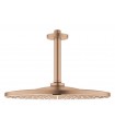 Grohe Rainshower 310 Ducha de techo con brazo 142 mm, 1 chorro Brushed warm sunset (Cobre cepillado) (26560DL0)