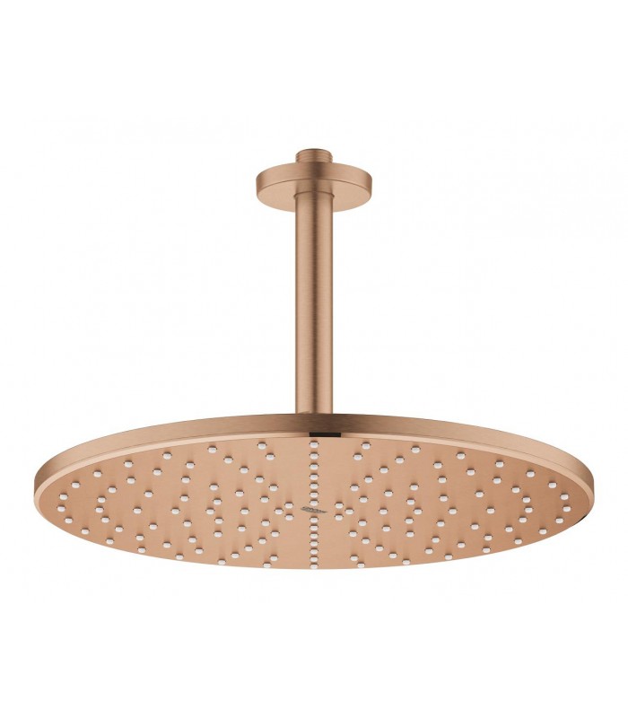 Compra online Chuveiro de teto Grohe Rainshower 310 com braço de 142 mm, 1 jato Pôr do sol quente escovado (cobre escovado) (26560DL0) en oferta al mejor precio