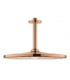 Chuveiro de teto Grohe Rainshower Mono 310 com braço 142 mm, 1 jato Pôr do sol quente (cobre brilhante) (26560DA0)
