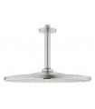 Chuveiro de teto Grohe Rainshower Mono 310 com braço 142 mm, 1 jato Supersteel (26560DC0)