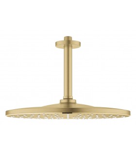 Chuveiro de teto Grohe Rainshower Mono 310 com braço de 142 mm, 1 jato Escovado cool sunrise (Ouro escovado) (26560GN0)