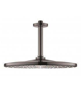 Chuveiro de teto Grohe Rainshower Mono 310 com braço 142 mm, 1 jato Grafite duro (Grafite brilhante) (26560A00)