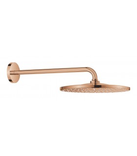 Grohe Rainshower Mono 310 Chuveiro de parede com braço 422 mm, 1 jato Pôr do sol quente (cobre brilhante) (26558DA0)