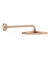 Grohe Rainshower Mono 310 Chuveiro de parede com braço 422 mm, 1 jato Pôr do sol quente (cobre brilhante) (26558DA0)