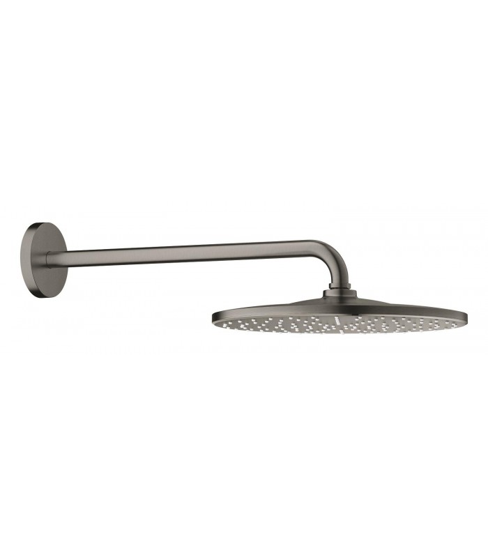 Compra online Grohe Rainshower Mono 310 Ducha mural con brazo 422 mm, 1 chorro Brushed hard graphite (Grafito cepillado) (26558AL0) en oferta al mejor precio