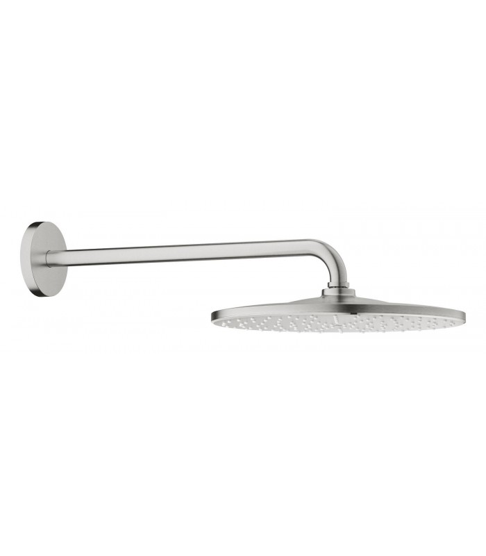 Compra online Grohe Rainshower Mono 310 Ducha mural con brazo 422 mm, 1 chorro Supersteel (26558DC0) en oferta al mejor precio