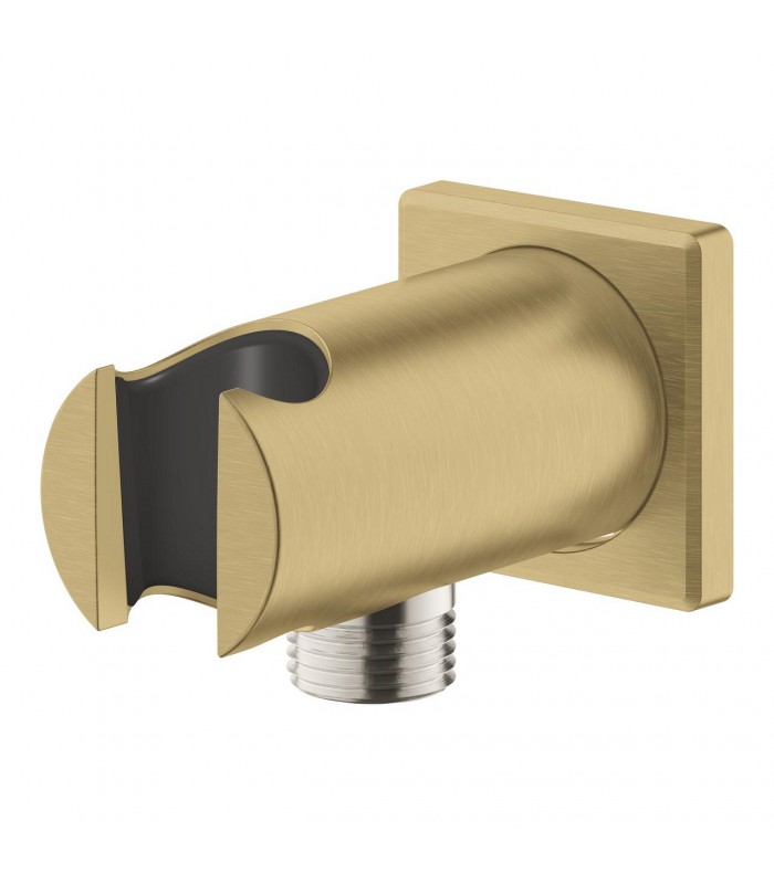 Compra online Grohe Rainshower 1/2" cotovelo com suporte de chuveiro escovado cool sunrise (dourado escovado) (26659GN0) en oferta al mejor precio