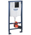 Grohe Rapid SL Pack 3 en 1 para WC suspendido, bastidor 1,13 m Negro brillo (39940000)