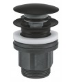 Grohe Válvula de desagüe con push-open Negro mate (1024642430)