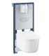 Grohe Rapid SLX Pacote 4 em 1 para WC suspenso, estrutura 1,13 m Branco alpino (36509SH0)