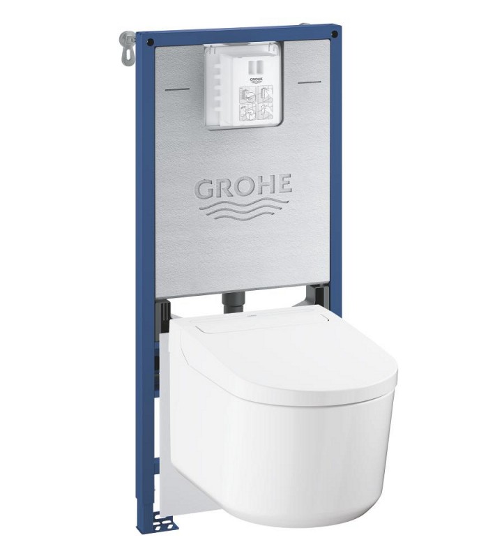 Compra online Grohe Rapid SLX Pacote 4 em 1 para WC suspenso, estrutura 1,13 m Branco alpino (36509SH0) en oferta al mejor precio
