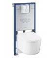 Grohe Rapid SLX Pacote 4 em 1 para WC suspenso, estrutura 1,13 m Branco alpino (36509SH0)