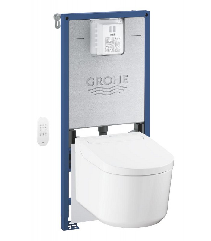 Compra online Grohe Rapid SLX Pack 4 en 1 para WC suspendido, bastidor 1,13 m Blanco alpino (36509SH0) en oferta al mejor precio