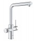 Misturador monocomando de lavatório Grohe GROHE Blue Pure Minta para sistemas de filtragem de água Cromado (30600000)