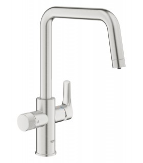 Misturador monocomando para lavatório Grohe GROHE Blue Pure Start para sistemas de filtragem de água Supersteel (30595DC0)
