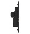 Botão Grohe com operação de toque suave. Pedra César mármore preto (104644AU00)