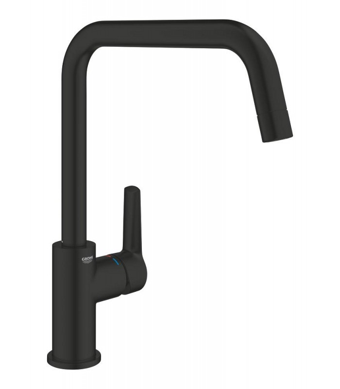 Compra online Misturadora monocomando para lava-loiça Grohe Start 1/2" Preto mate (1012422430) en oferta al mejor precio