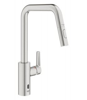 Misturadora monocomando para lava-loiça Grohe Start 1/2" Supersteel (101243DC00)