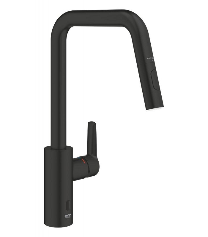 Compra online Misturadora monocomando para lava-loiça Grohe Start 1/2" Preto mate (1012432430) en oferta al mejor precio