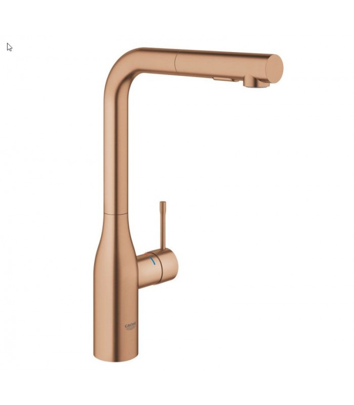 Compra online Grohe Concetto Monom fregadero doble chorro cobre cepillado (30504DL) en oferta al mejor precio