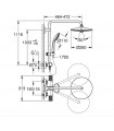Sistema de ducha termostato Grohe Euphoria 260 (27296003)